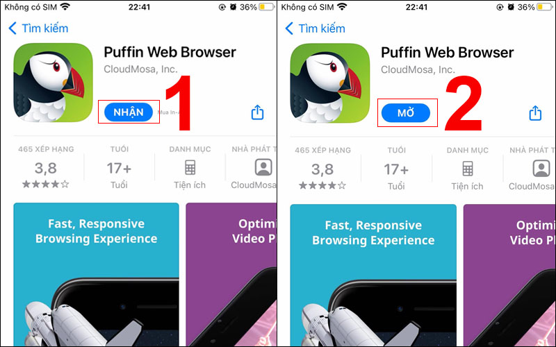 C&agrave;i đặt Puffin Web Browser